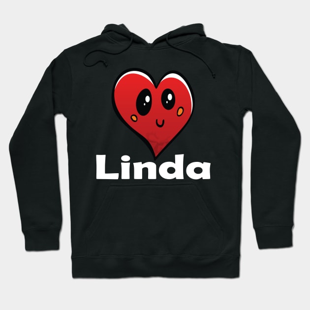 Linda Heart Hoodie by ProjectX23Red